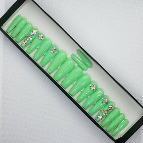 Alexis In Green... Long Green Ballerina set of 20 - Picture 1 of 4
